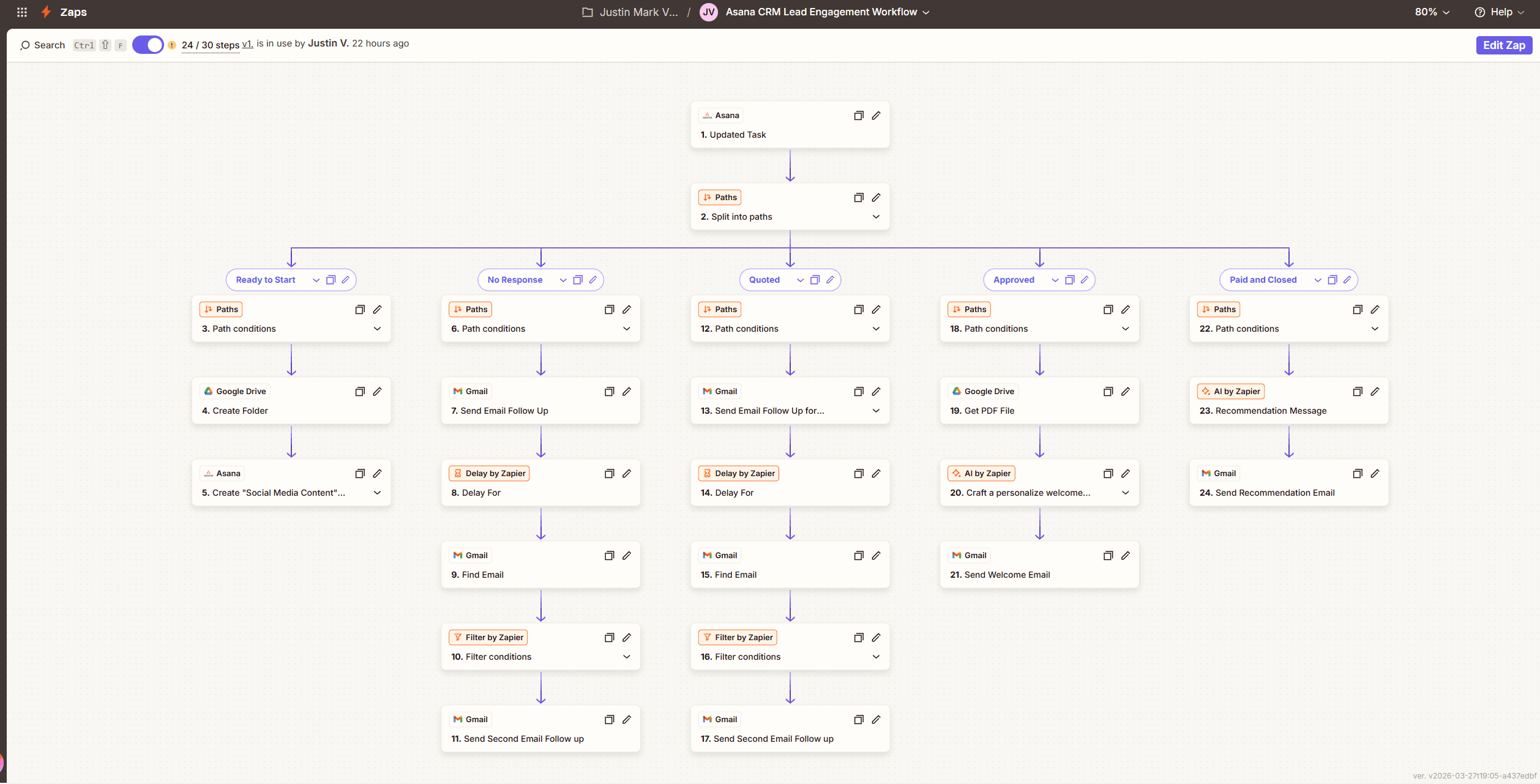 Asana CRM Lead Automation